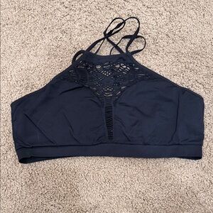 Victoria's Secret Black Lace Halter Bralette